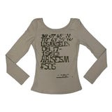 ロスレタリングTシャツ