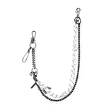 BBD 2-Line Detachable Rope Pants Chain (Black&White)