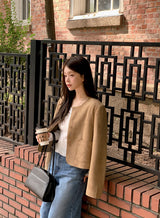 Lua Shirring Lace Frill Rib T-Shirt (4color)