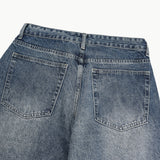 Star side patch denim pants