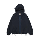 ストライプドウィンドブレーカー / Navy
