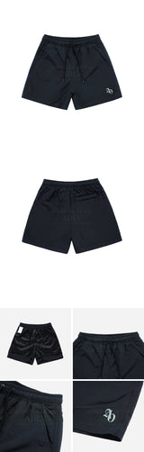 [24SS] ナイロンウォータープルーフショートパンツ（ブラック）
