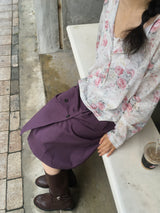 Double-Button Skirt