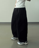 Tone curved fleece balloon sweat pants