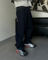 PD Handle Embroidered Denim Pants (3C)