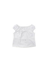 Harbor ribbon blouse_ivory