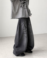 Kuma Lettering Balloon Denim