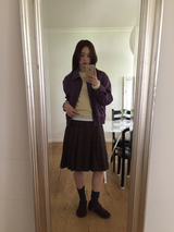 Cinched Button Blouson (2coolor)