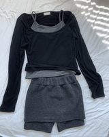 Roana Layered Camisole Long Sleeve Set