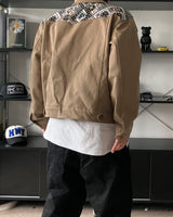 [Free Shipping]STジャガードクロップデニムジャケット (2C)