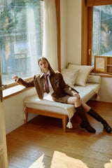 MILD CROP BLAZER / BROWN