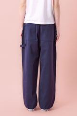 Shimmer Balloon Pants [Navy]