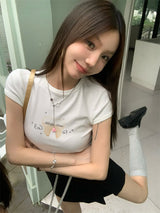 エンジェルラインラウンド半袖Tシャツ