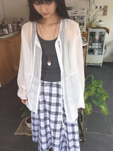 Noah See-through Summer Tie Blouse