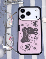スティッチ ピクセル ドットMagSafe iPhone Galaxy Case