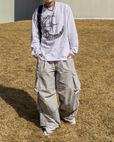 Bake Wide Cargo Pocket Nylon Pants