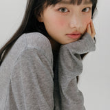 SEE THROUGH LIP T-SHIRT (GRAY)
