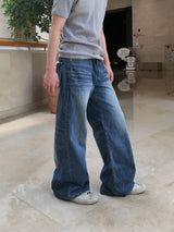 Ness Washed Flare Denim Pants
