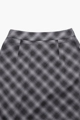 Viva see-through check skirt