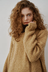 Coil round knit (Beige)