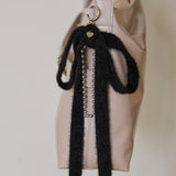 Angora Drop Ribbon Keyring