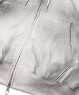  Crusades hood zip _ Dirty White 