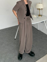 String Two-tuck Summer Slacks