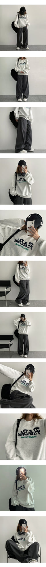 Borman Reglan Lettering Sweatshirt