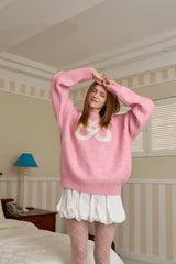 MP SYMBOL KNIT PINK