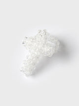 JELLY CROSS RING (WHITE)