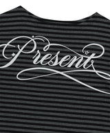 カットアウト プレゼント オフショルダーTシャツ