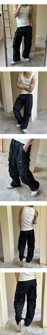 [S/S] Nylon parachute cargo pants(2color)