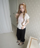 BELL DRAPE WRAP T-SHIRT