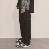 strap elastic pants_black