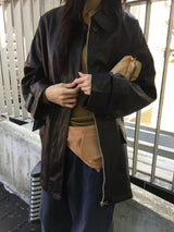 Penka Leather Field Jacket
