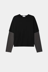 パックスラブレイヤード長袖Tシャツ