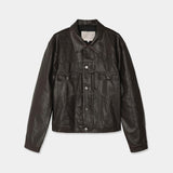 ASCLO トラッカークロップレザージャケット (3color)