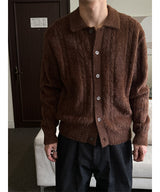 [F/W] Cable angora kara cardigan(6color)