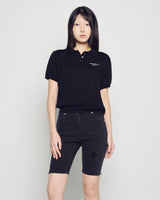 26SS WOMAN バイカーデニムショートパンツ