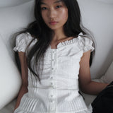 Ella Blouse White