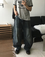 Mood Dark Blue Denim Pants