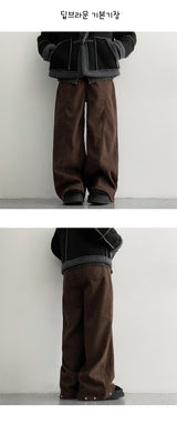 Tarwin インクシジョンコーデュロイワイドパンツ