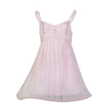 Rosé Island Jellyfish Series Sea Salt Jelly Dress Sheer Panel Lace Sweet Puffy Dress