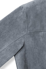 low cropped suede jacket (3colors)