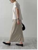 Momento Linen Long Skirt