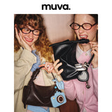 muva. ミニ ロール レザー トートバッグ
