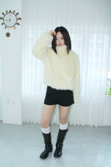 NOIR SOFT FUR JOGGER JK