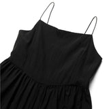 Summer tie dress_black