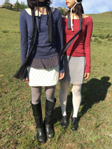 Argyle Peach Tights (3color)
