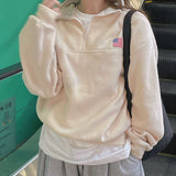 アメリカンフラッグフリーススウェットシャツ